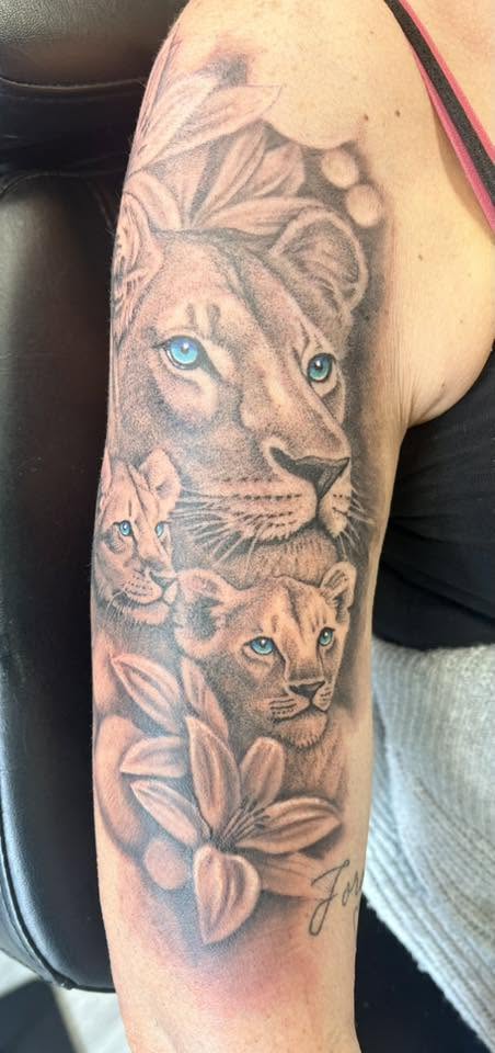 Lioness tattoo